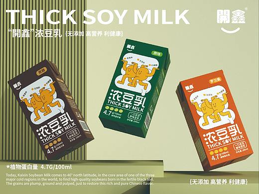 開鑫浓豆乳包装设计丨香浓自然派