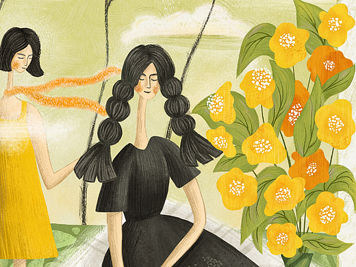 日与夜（个人主页-ZNjE3NjE4MzY=） - 艺术插画 - 站酷设计师富黑原创素材 - 站酷ZCOOL