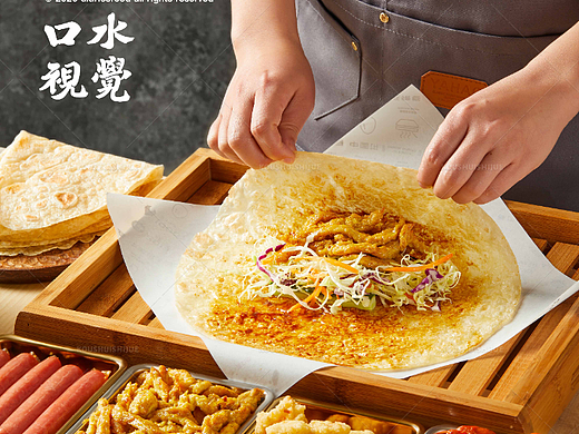 卷饼拍摄 | 鲜粮卷饼 X 口水视觉