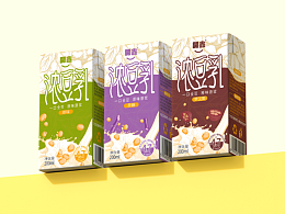 開鑫濃豆乳包裝設(shè)計丨天然醇厚好口感