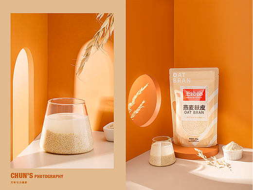 麦片拍摄 | 电商辅食 -王饱饱麦麸麦片 x 万有引力摄影