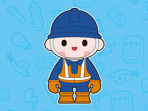 点灯侠  电力形象ip设计