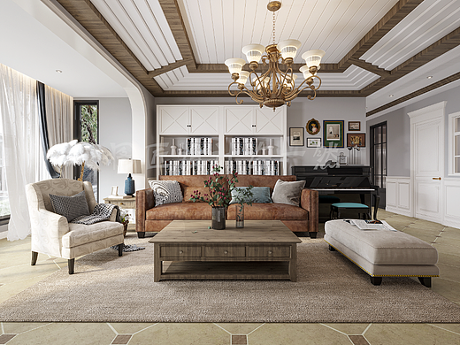 美式风格——高级又养眼,明亮优雅