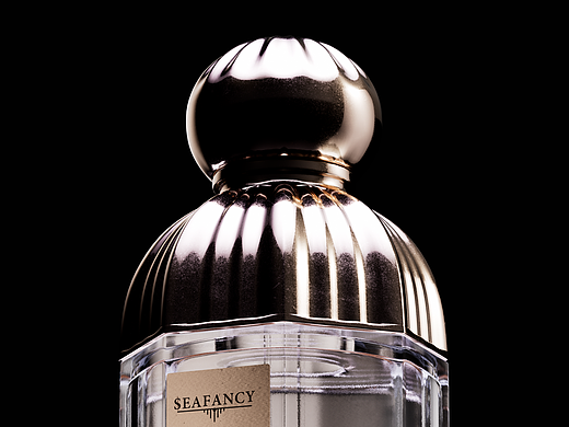 香水写实渲染，建模制作，轻度打光