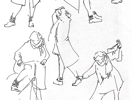 速写打卡DAY14（个人主页-ZNjMzMDE3Mjg=） - 创作习作 - 站酷设计师zhanyf原创素材 - 站酷ZCOOL