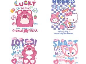 粉色少女系合集 草莓熊 玲娜贝儿