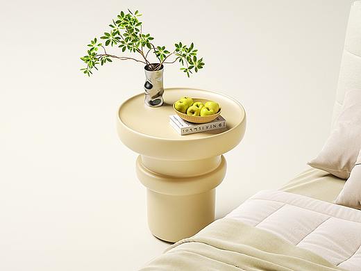 家具设计/边几/茶几/置物架/奶油风/福尔边几