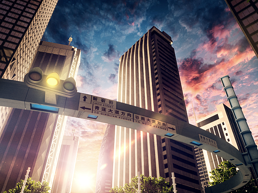 三维复刻日漫场景