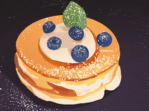 【色彩速涂】食物篇 概括练习