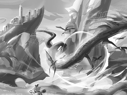 《赫尔大陆》魔族领域-龙形双峡