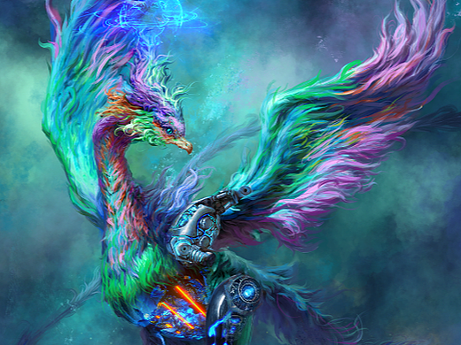 凤凰神鸟图_素材网站_图片免费下载-zcool站酷