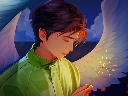 白翼天使蔡徐坤（个人主页-ZNjIxODE3NTY=） - 创作习作 - 站酷设计师尼克鱼鱼原创素材 - 站酷ZCOOL