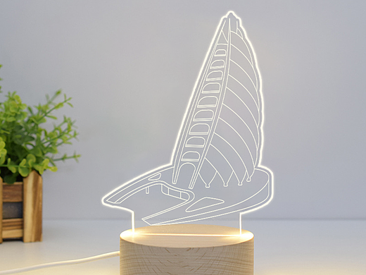 熊猫基地熊猫竹笋塔小台灯