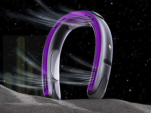 钰尚设计丨挂脖风扇创意设计