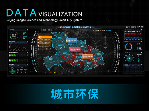 北京江图科技某某智慧城市指挥中心-城市环保