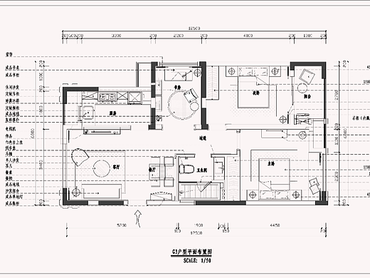 CAD施工图学员作品分享——安徽三口设计培训