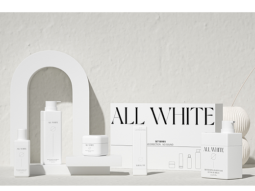 ALL WHITE洗护套装 | 包装设计