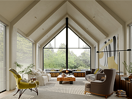 近期渲染-自然風(fēng)別墅