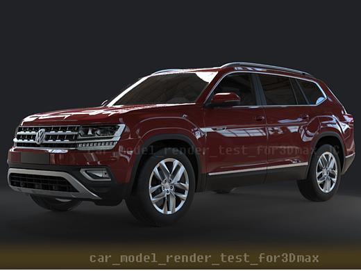 volkswagen 汽车建模渲染练习