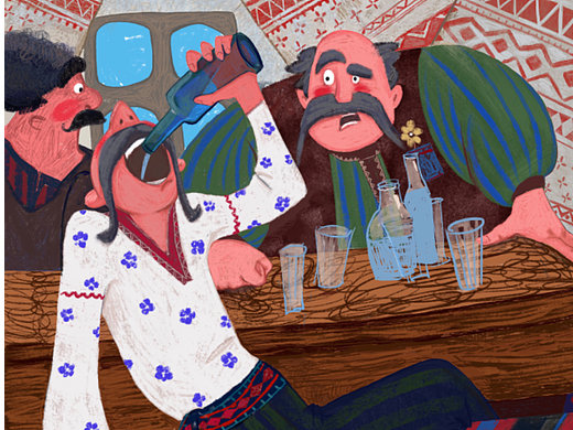 How the two Ivan’s quarrelled. Book illustration