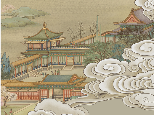 清明上河 | 壁画--山居逸境 诗意栖居