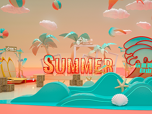 天津恒隆夏日音乐节（个人主页-ZNjY4MjQyMjQ=） - 建筑/空间 - 站酷设计师Jasmin_原创素材 - 站酷ZCOOL