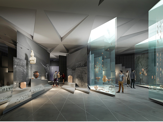 将历史融入建筑的展馆 I 斯巴达考古博物馆
