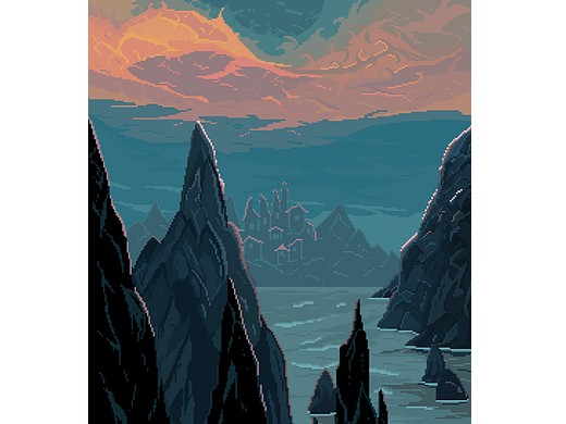 黑暗之海（个人主页-ZNjAxMjY0NjQ=） - 像素画 - 站酷设计师YUMTU原创素材 - 站酷ZCOOL