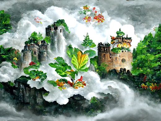 AI插画，想象，原创