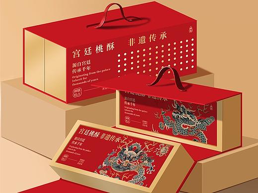 桃酥礼盒设计