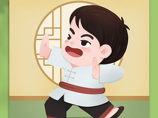 武术插画