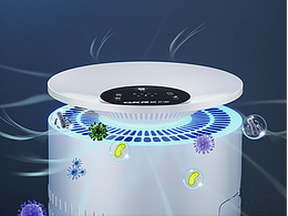 空氣凈化器GKN-KJ-P03產(chǎn)品建模渲染