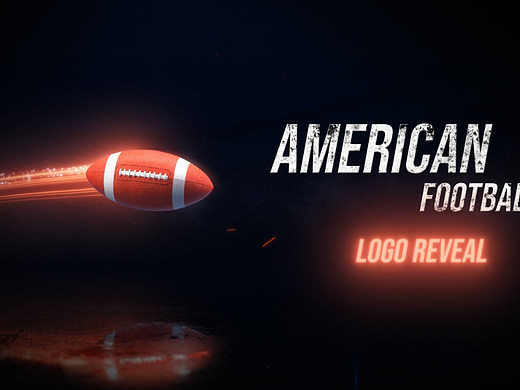 AE模板 | 充满活力3D足球标志展示足球比赛锦标赛冠军