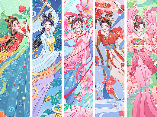 国潮十二月花神