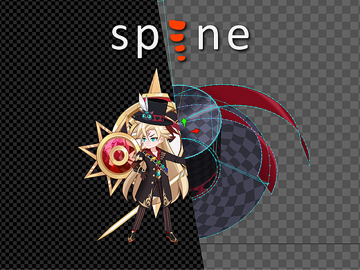 spine疯帽子「伪3D」「镜头动画」