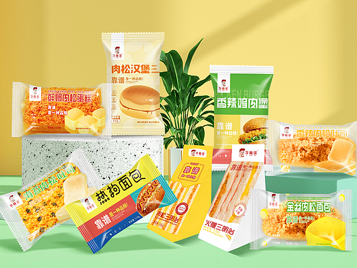 李靠谱-品牌面包包装设计作品鉴赏