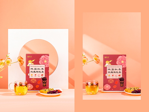 产品拍摄 | 贡苑 & 桂圆红枣玫瑰枸杞茶/水果茶