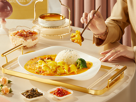 美食摄影/鲍汁花胶鲍鱼捞饭