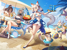 《决战平安京》——【夏之风系列】属于海边的Party