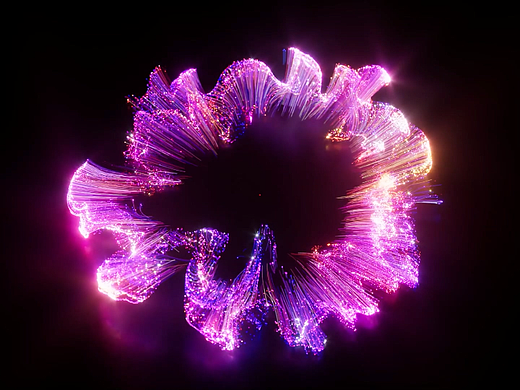 使用C4D xp粒子烟雾来驱动粒子的运动