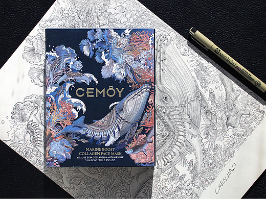 CEMOY澳诗莱× 陳佳丽/面膜包装插画