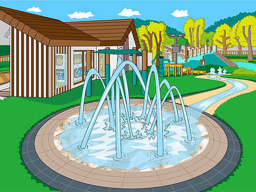 手绘环境漫画（个人主页-ZNjU1MzM5MzY=） - 单幅漫画 - 站酷设计师笔叶子一原创素材 - 站酷ZCOOL