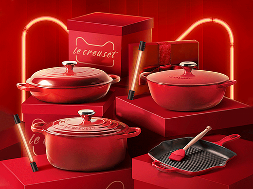酷彩LECREUSET 海报合成（个人主页-ZNjA1MzM4NDQ=） - 电商 - 站酷设计师MYOMYO本尊原创素材 - 站酷ZCOOL