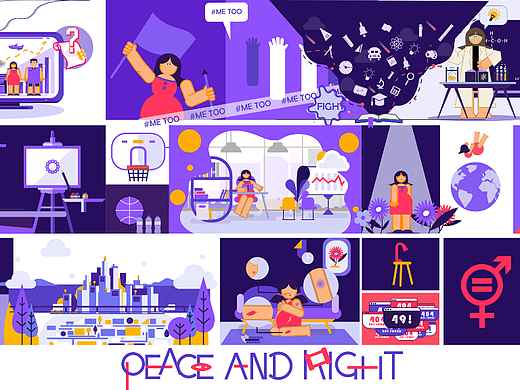 MG动画_peace&right_动画设计
