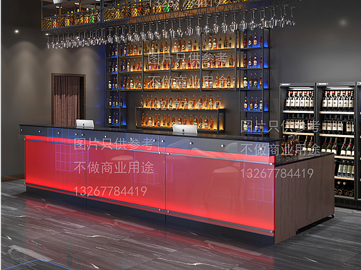 3dmax工装收银台吧台建模与渲染作品（家具家居类）