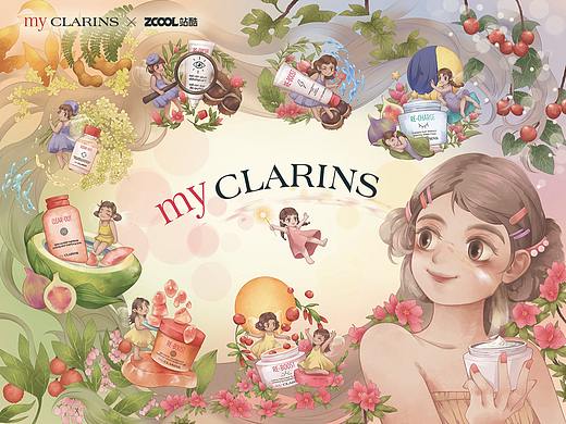【好食肌 长绽放】my CLARINS 梦幻植愈记（个人主页-ZNjYxMTE1NjQ=） - 海报 - 站酷设计师牡蛎锅锅原创素材 - 站酷ZCOOL