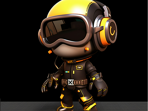 潮玩設(shè)計(jì)/科技感IP設(shè)計(jì)/IP設(shè)計(jì)（個(gè)人主頁(yè)-ZNjYxOTAwMTI=） - AI作品 - 站酷設(shè)計(jì)師七七的崽原創(chuàng)素材 - 站酷ZCOOL