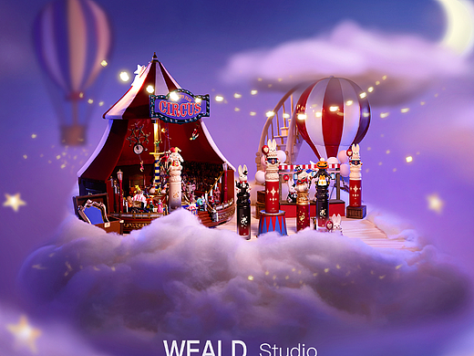 可爱物语 ✖ WEALD Studio 马戏团主题唇釉拍摄