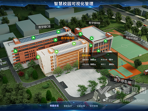 智慧校园可视化系统，塑造未来校园新面貌