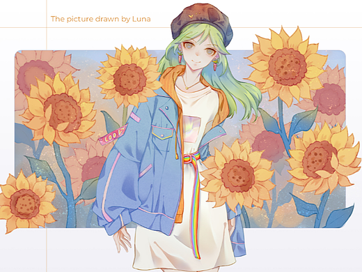 时尚少女-插画练习